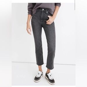 Madewell Slim Demi Boot Jeans in Hayford wash